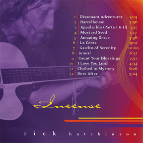 Back Cover - Incense by Rick Hutchinson